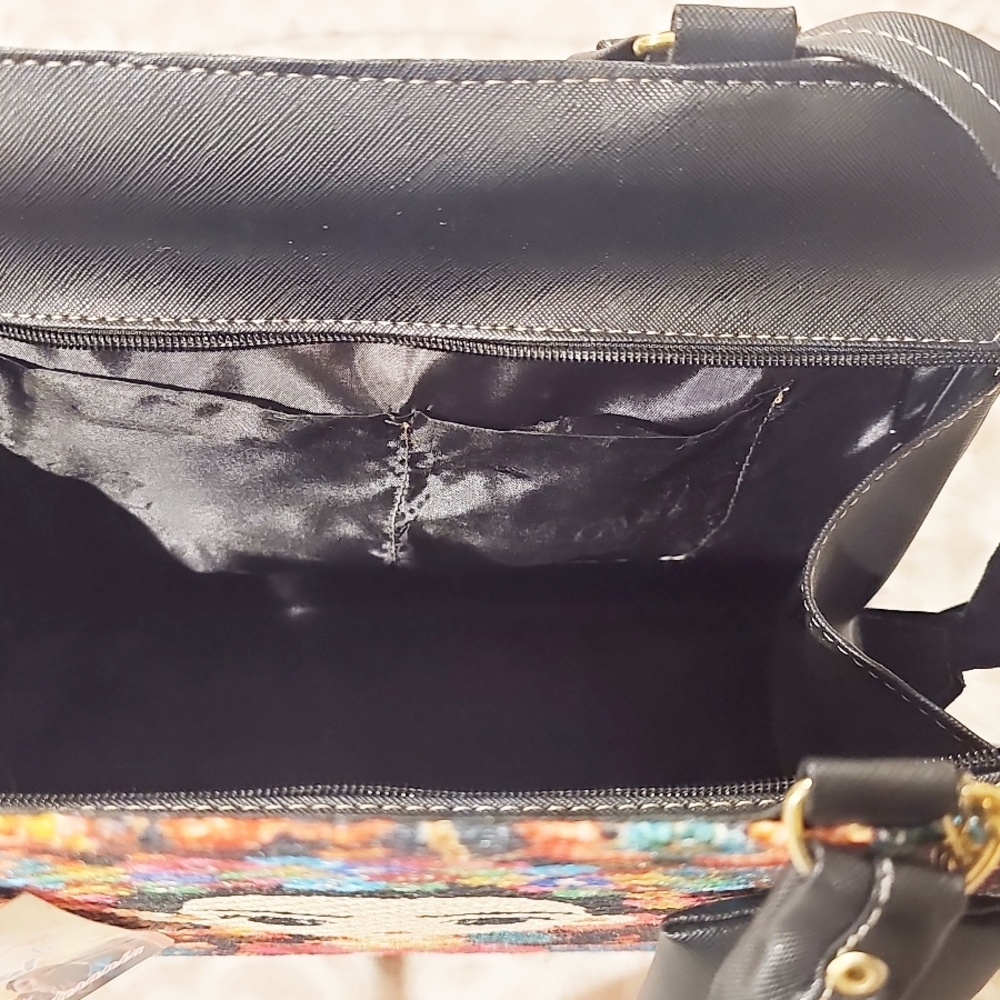 Colorful Patterned Tote Bag - Picture 3 of 3
